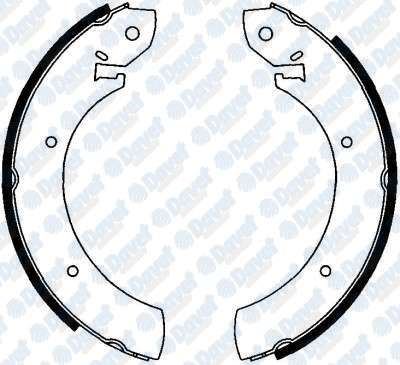 PBS 4036 Arka Fren Balatasi Pabuclu H100 93> Bmc Levend 257×57mm